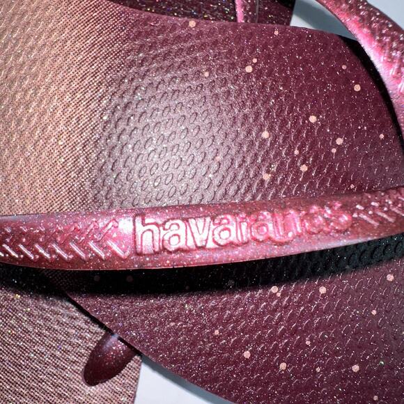 Havaianas Flip Flops Women's 9/10 (39/40) Slim Gloss Style Beach Pool and Resort - Picture 5 of 8